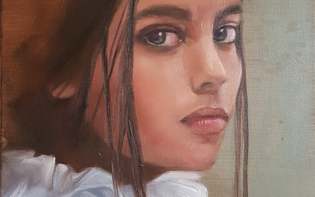 « Portrait à l’huile » 60X40 cm